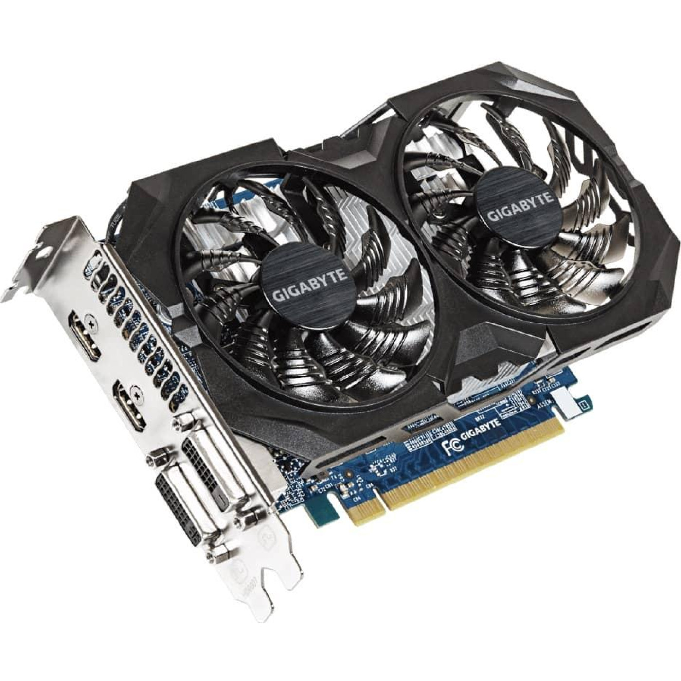 Видеокарта Gigabyte GTX 750Ti 4Gb (GV-N75TWF2OC-4GI) (GDDR5, 128 bit, PCI-E 3.0 x16) Б/у