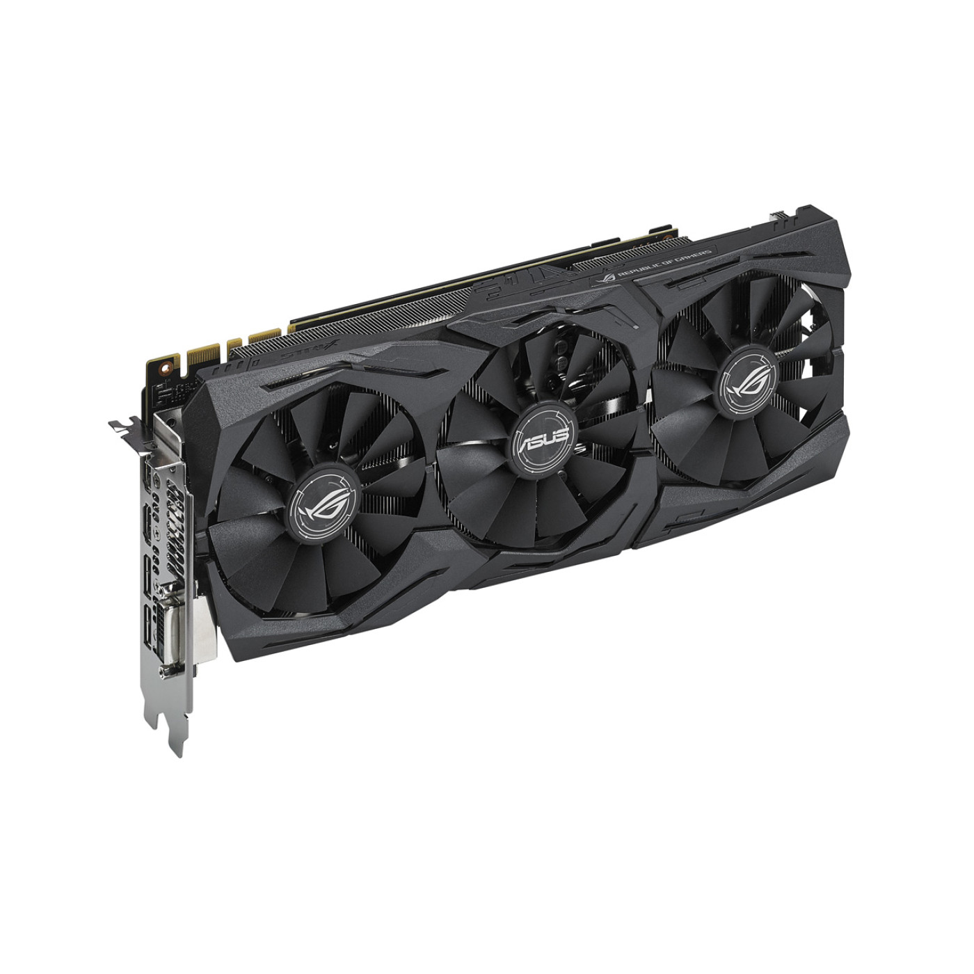 Видеокарта ASUS GTX 1070 8Gb Strix OC (STRIX-GTX1070-O8G-GAMING) (GDDR5, 256 bit, PCI-E 3.0 x16) Б/у