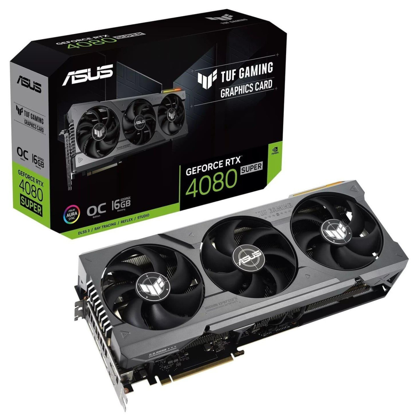 Відеокарта ASUS RTX 4080 SUPER 16Gb TUF GAMING OC (TUF-RTX4080S-O16G-GAMING) (GDDR6X, 256 bit, PCI-E v4.0) Б/в