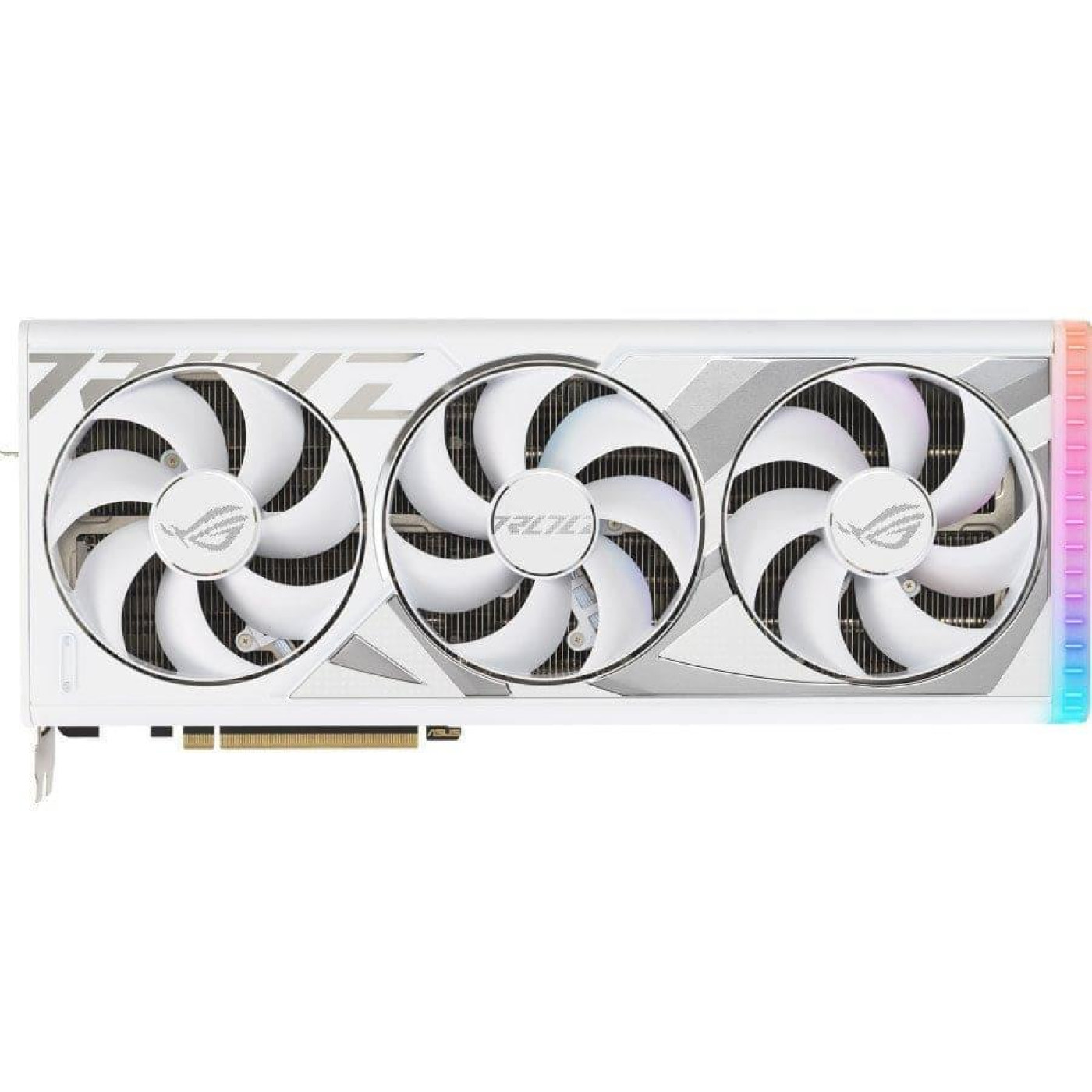 Видеокарта ASUS RTX 4080 SUPER 16Gb ROG STRIX WHITE OC (ROG-STRIX-RTX4080S-O16G-WHITE) (GDDR6X, 256 bit, PCI-E 4.0 x16)