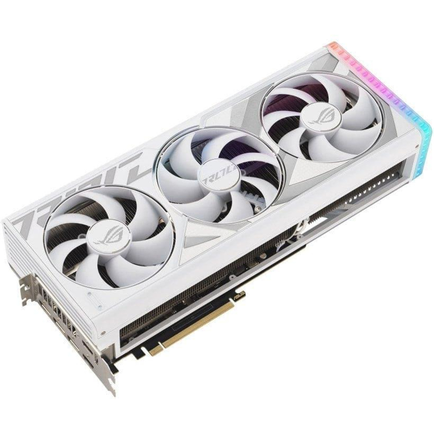 Видеокарта ASUS RTX 4080 SUPER 16Gb ROG STRIX WHITE OC (ROG-STRIX-RTX4080S-O16G-WHITE) (GDDR6X, 256 bit, PCI-E 4.0 x16)