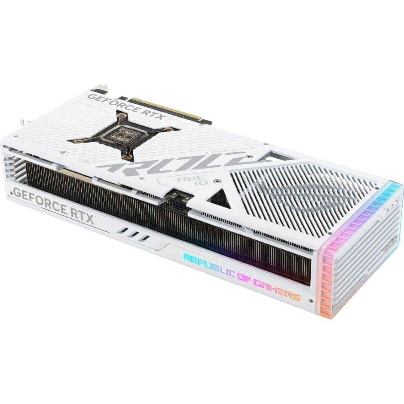 Видеокарта ASUS RTX 4080 SUPER 16Gb ROG STRIX WHITE OC (ROG-STRIX-RTX4080S-O16G-WHITE) (GDDR6X, 256 bit, PCI-E 4.0 x16)