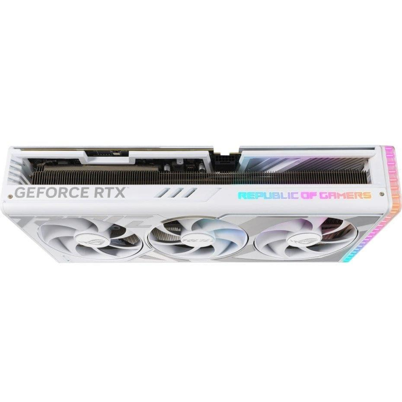 Видеокарта ASUS RTX 4080 SUPER 16Gb ROG STRIX WHITE OC (ROG-STRIX-RTX4080S-O16G-WHITE) (GDDR6X, 256 bit, PCI-E 4.0 x16)
