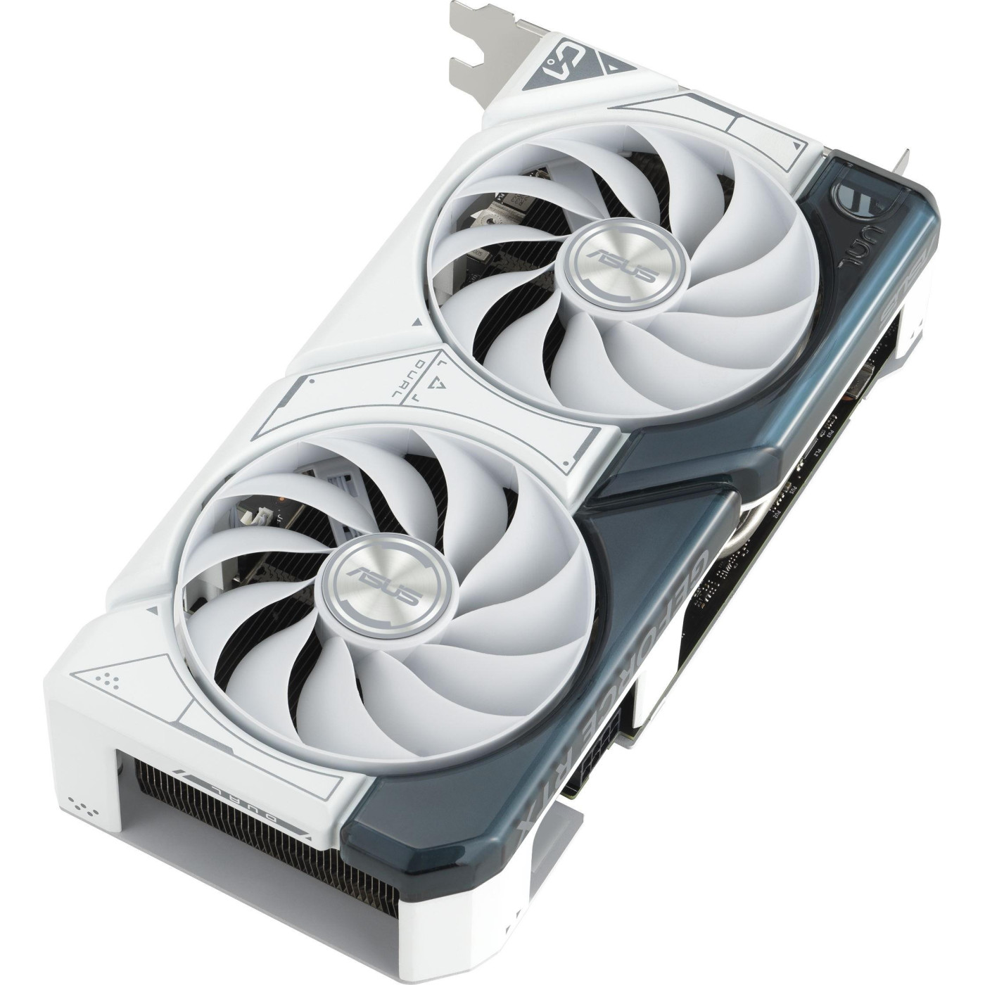 Видеокарта ASUS RTX 4060 TI 8GB DUAL OC WHITE (DUAL-RTX4060TI-O8G-WHITE) (GDDR6, 128 bit, PCI-E v4.0) Б/у