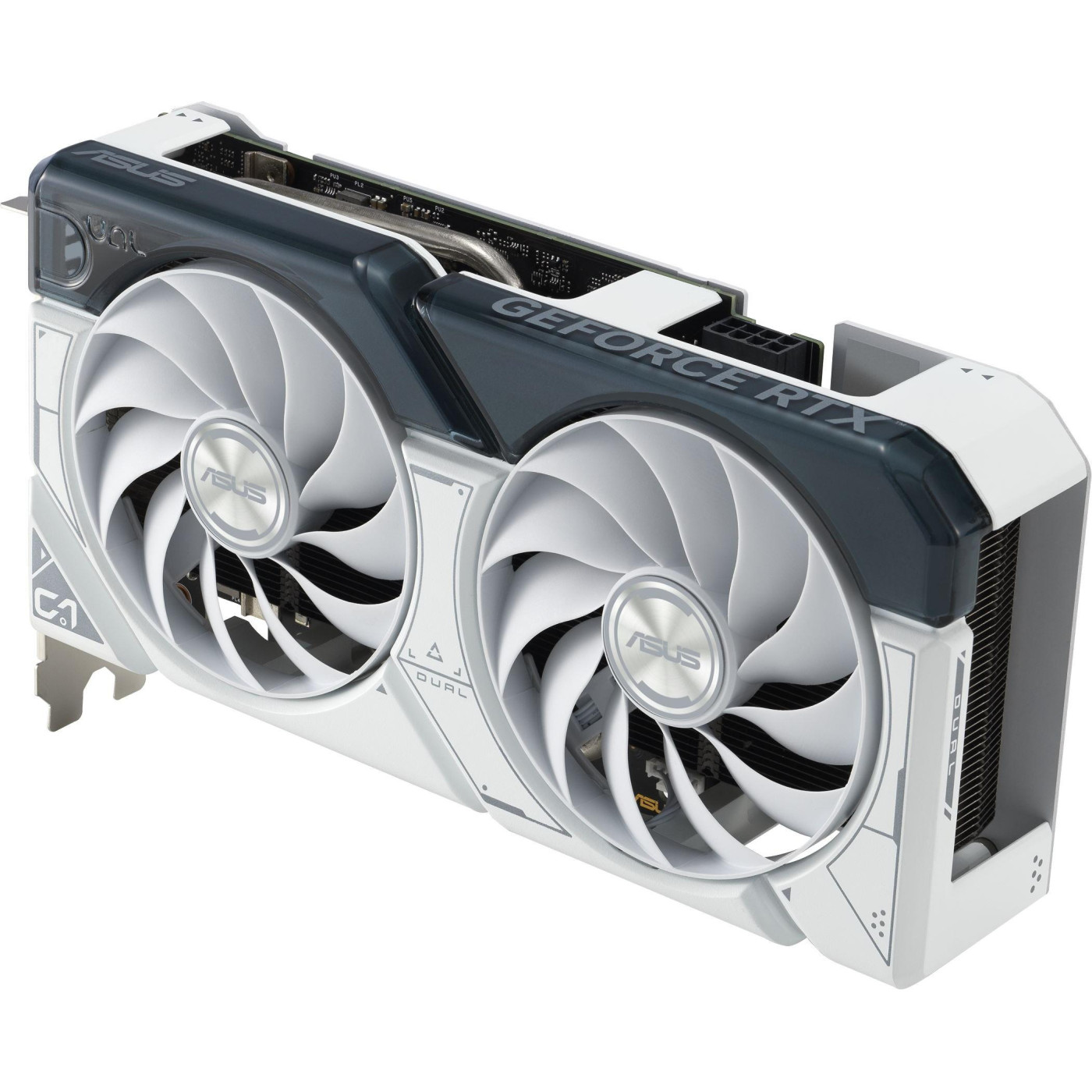 Видеокарта ASUS RTX 4060 TI 8GB DUAL OC WHITE (DUAL-RTX4060TI-O8G-WHITE) (GDDR6, 128 bit, PCI-E v4.0) Б/у