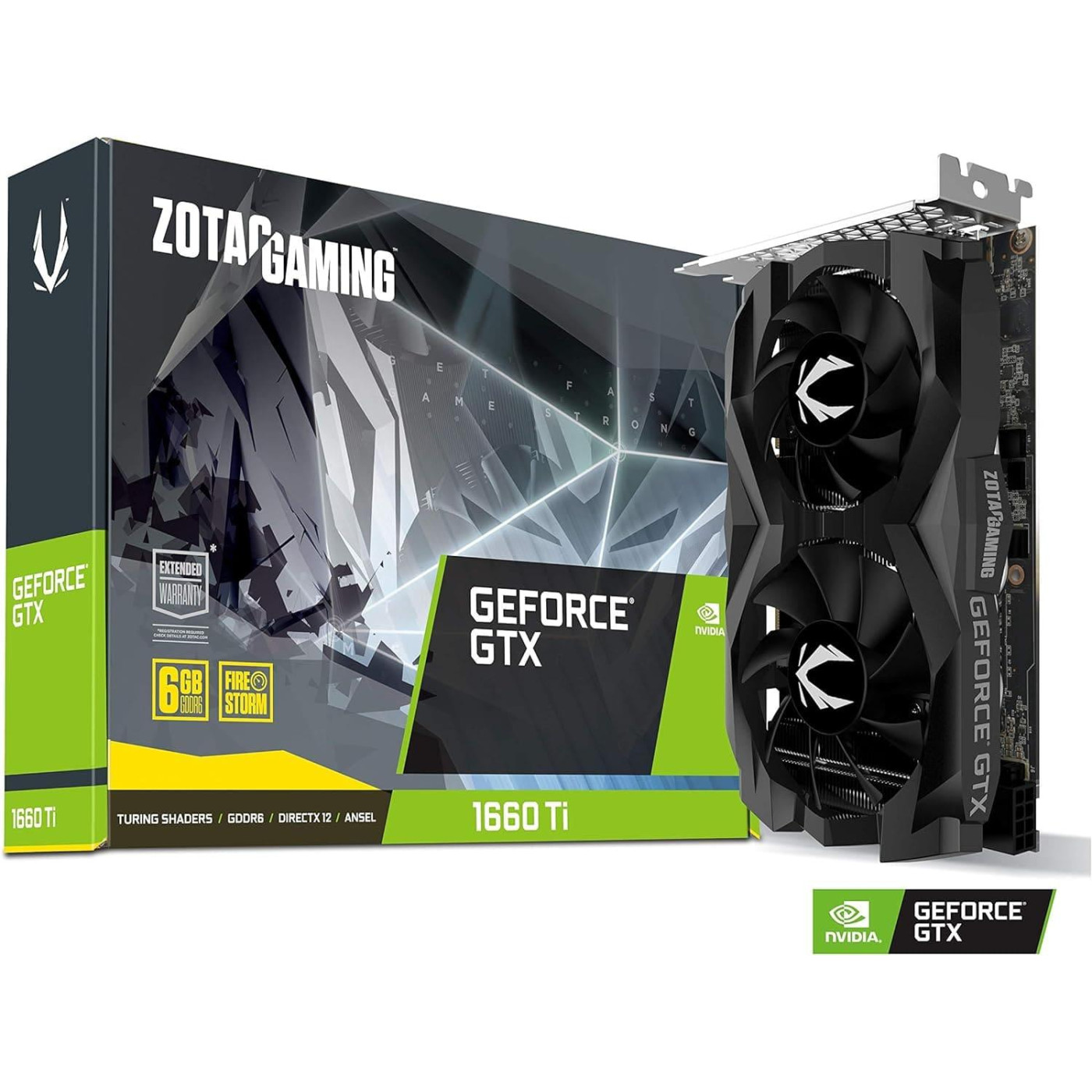 Відеокарта Zotac GTX 1660Ti 6Gb Gaming (ZT-T16610F-10L) (GDDR6, 192 bit, PCI-E 3.0 x16) Б/в