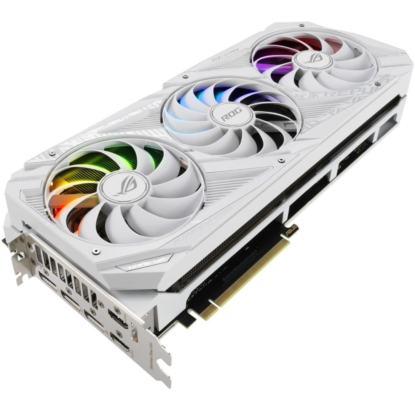 Видеокарта ASUS RTX 3080 10Gb ROG Strix OC White (ROG-STRIX-RTX3080-O10G-WHITE) (GDDR6X, 320 bit, PCI-E v4.0 x16) Б/у