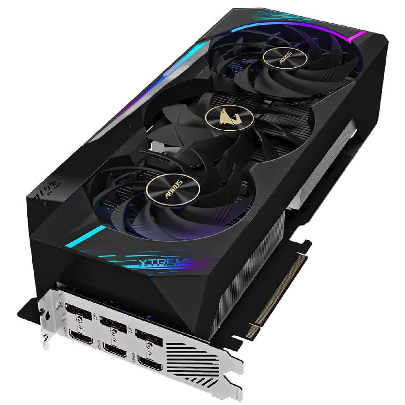 Відеокарта Gigabyte RTX 3090 24G Aorus XTREME (GV-N3090AORUS X-24GD) (GDDR6X, 384 bit, PCI-E v4.0 x16) Б/в