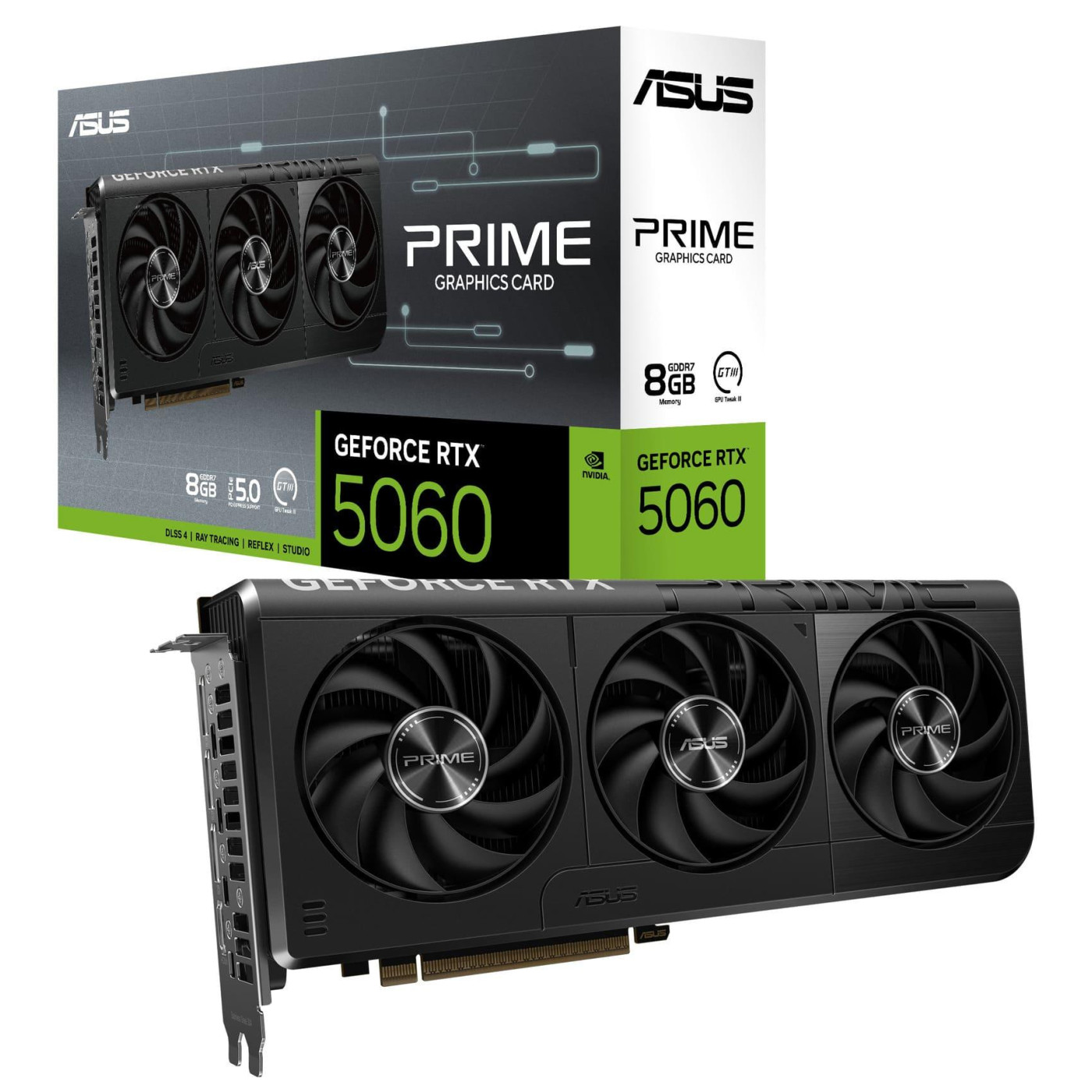 Відеокарта ASUS RTX 5060 8GB PRIME (PRIME-RTX5060-8G) (GDDR7, 128 bit, PCI-E v5.0 x16)