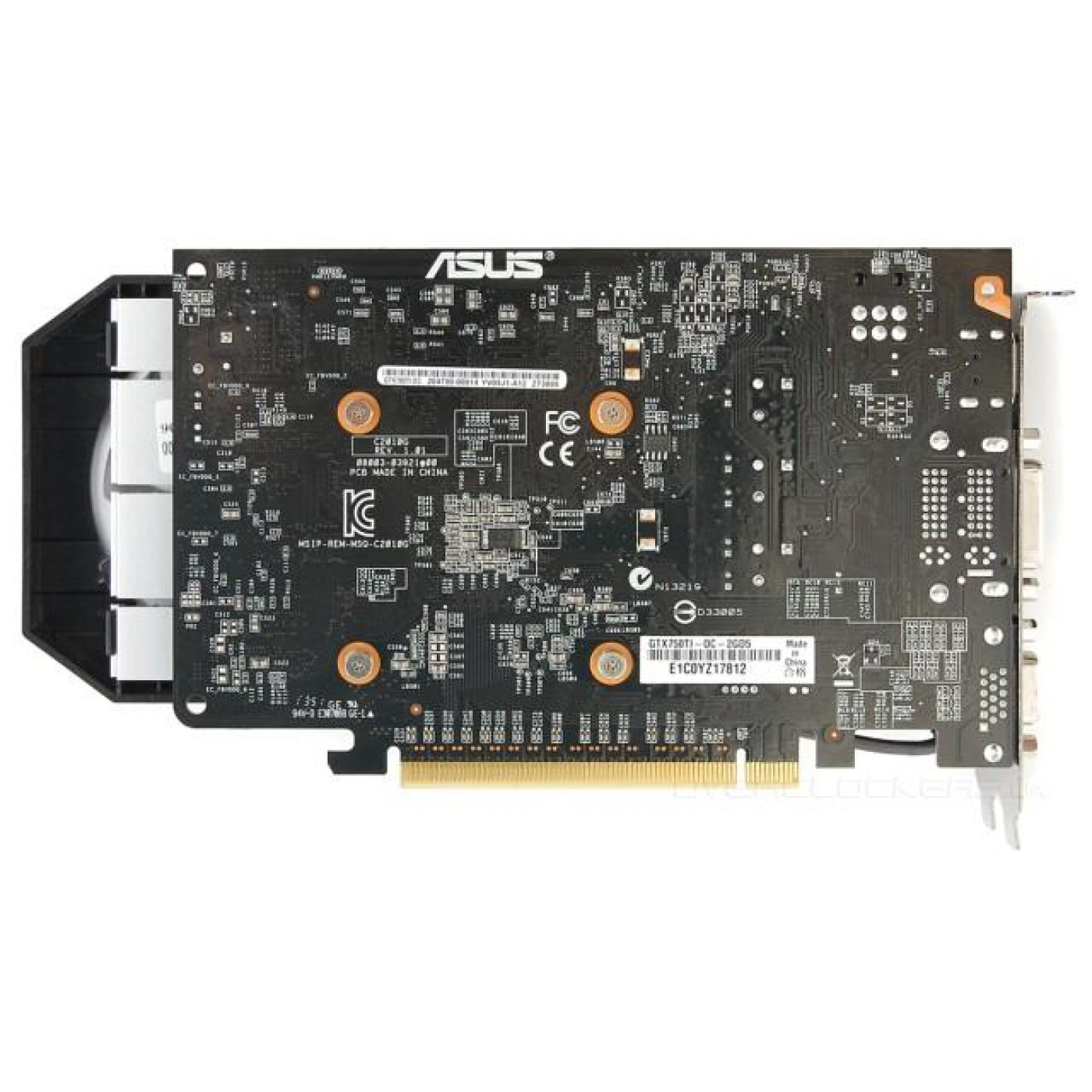 Видеокарта ASUS GTX 750TI 2Gb OC (GTX750TI-OC-2GD5) (GDDR5, 128 bit, PCI-E v3.0) Б/у