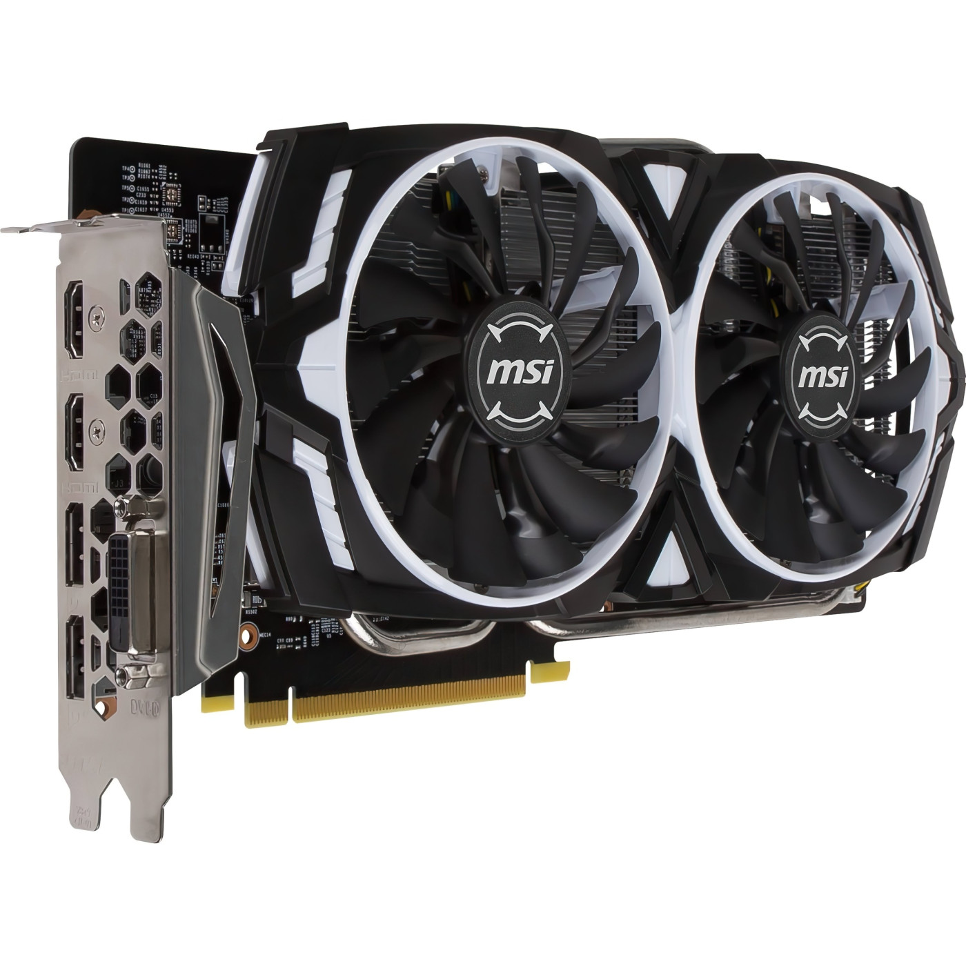 Видеокарта MSI GTX 1060 6Gb Armor OCV1 (GTX 1060 ARMOR 6G OCV1) (GDDR5, 192 bit, PCI-E 3.0 x16) Б/у