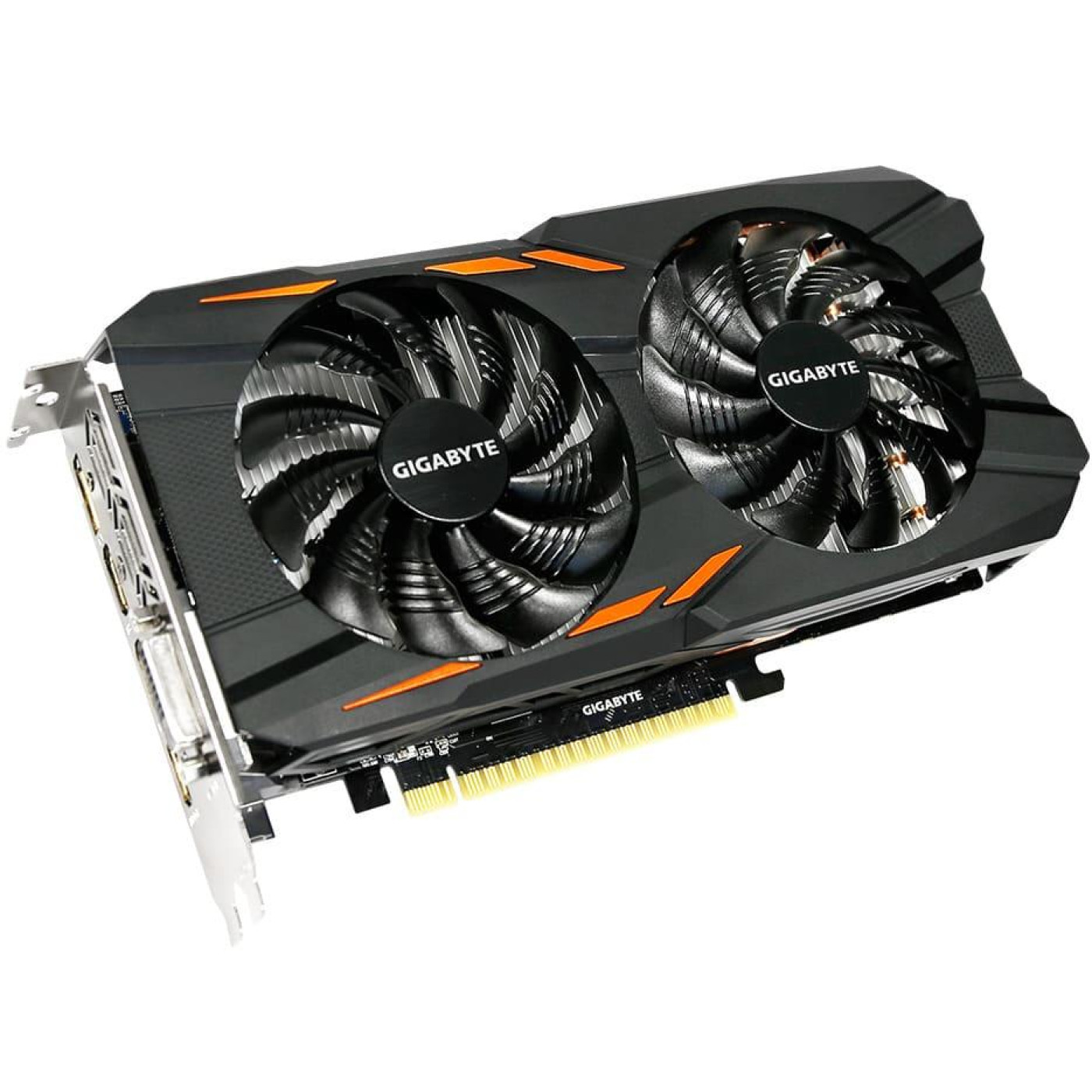 Видеокарта Gigabyte GTX 1050 2Gb (GV-N1050WF2-2GD) (GDDR5, 128 bit, PCI-E v3.0) Б/у