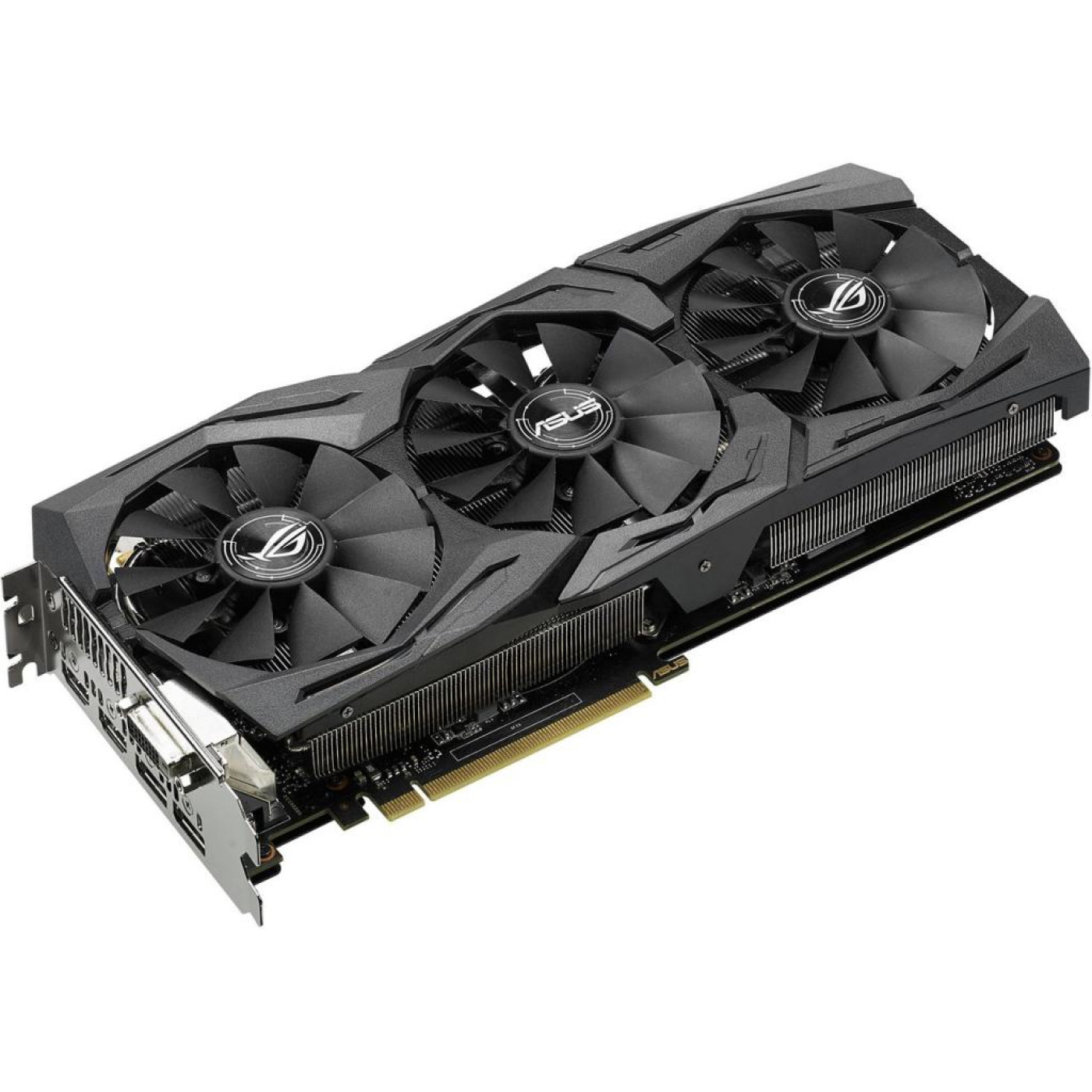 Відеокарта ASUS GTX 1080Ti 11Gb Strix OC (ROG-STRIX-GTX1080TI-O11G-GAMING) (GDDR5X, 352 bit, PCI-E 3.0 x16) Б/в