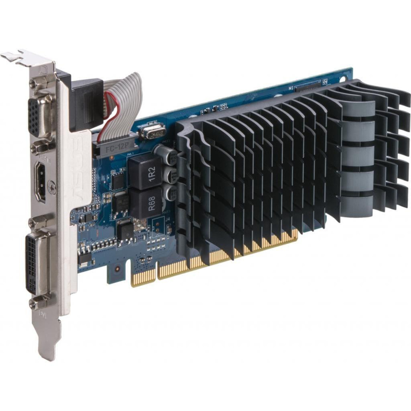 Видеокарта ASUS GT 210 1GB DDR3 Silent TurboCache (210-SL-TC1GD3-L) (GDDR3, 32 bit, PCI-E 3.0 x16) Б/у