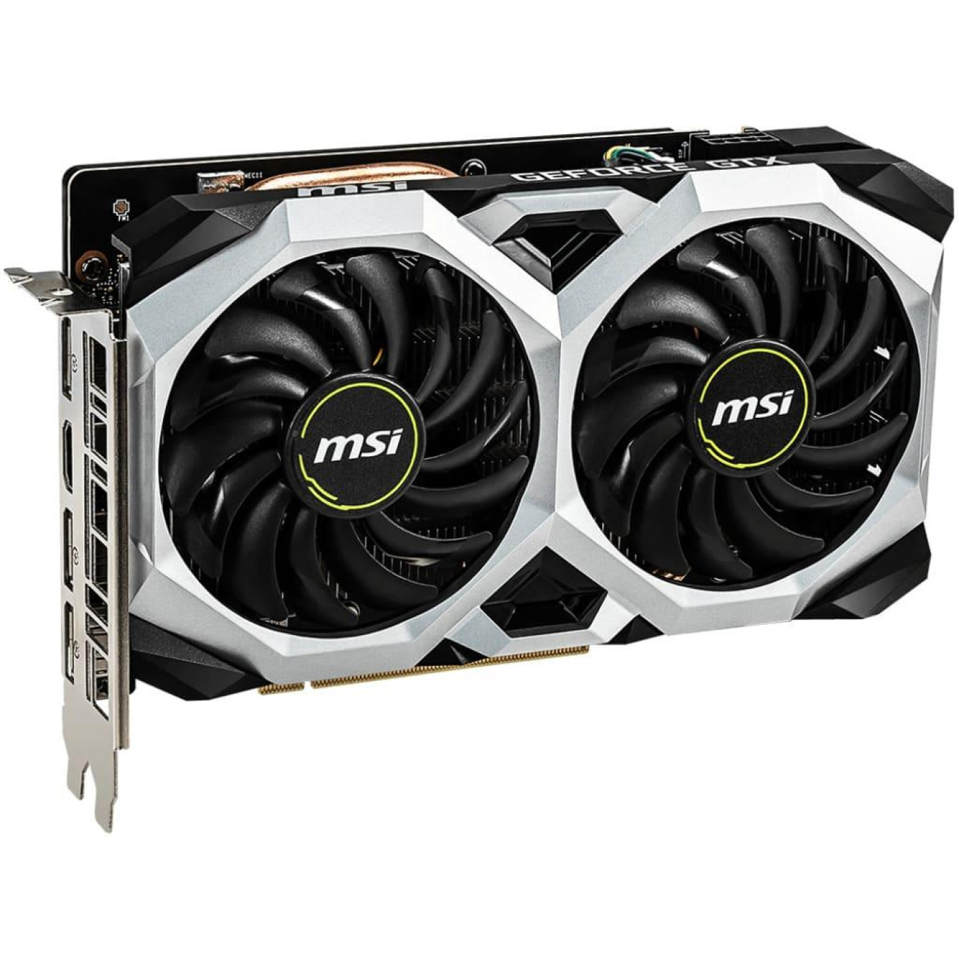 Видеокарта MSI GTX 1660Ti 6Gb Ventus XS (GTX 1660TI VENTUS XS 6G) (GDDR6, 192 bit, PCI-E 3.0 x16) Б/у