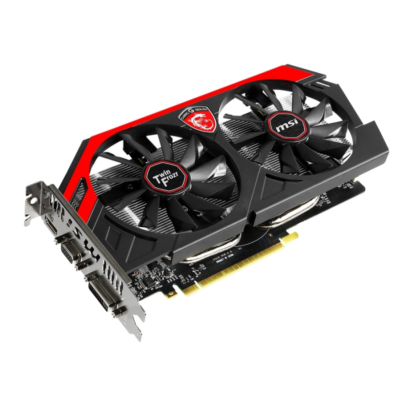 Відеокарта MSI GTX 750Ti 2Gb TF (128bit) (1020/5400) (N750Ti TF 2GD5/OC) (GDDR5, 128 bit, PCI-E 3.0 x16)