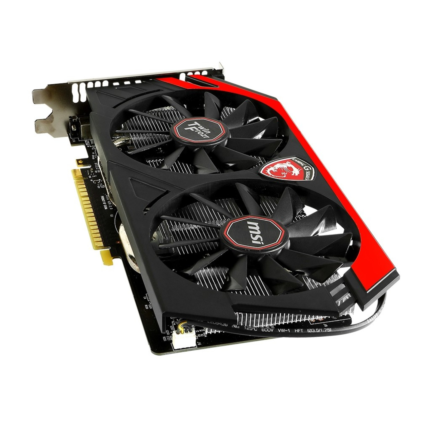 Відеокарта MSI GTX 750Ti 2Gb TF (128bit) (1020/5400) (N750Ti TF 2GD5/OC) (GDDR5, 128 bit, PCI-E 3.0 x16)