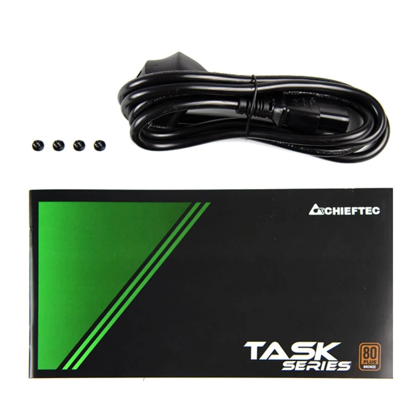 Блок живлення Chieftec Task-Series 500W 80+ Bronze (TPS-500S) Black