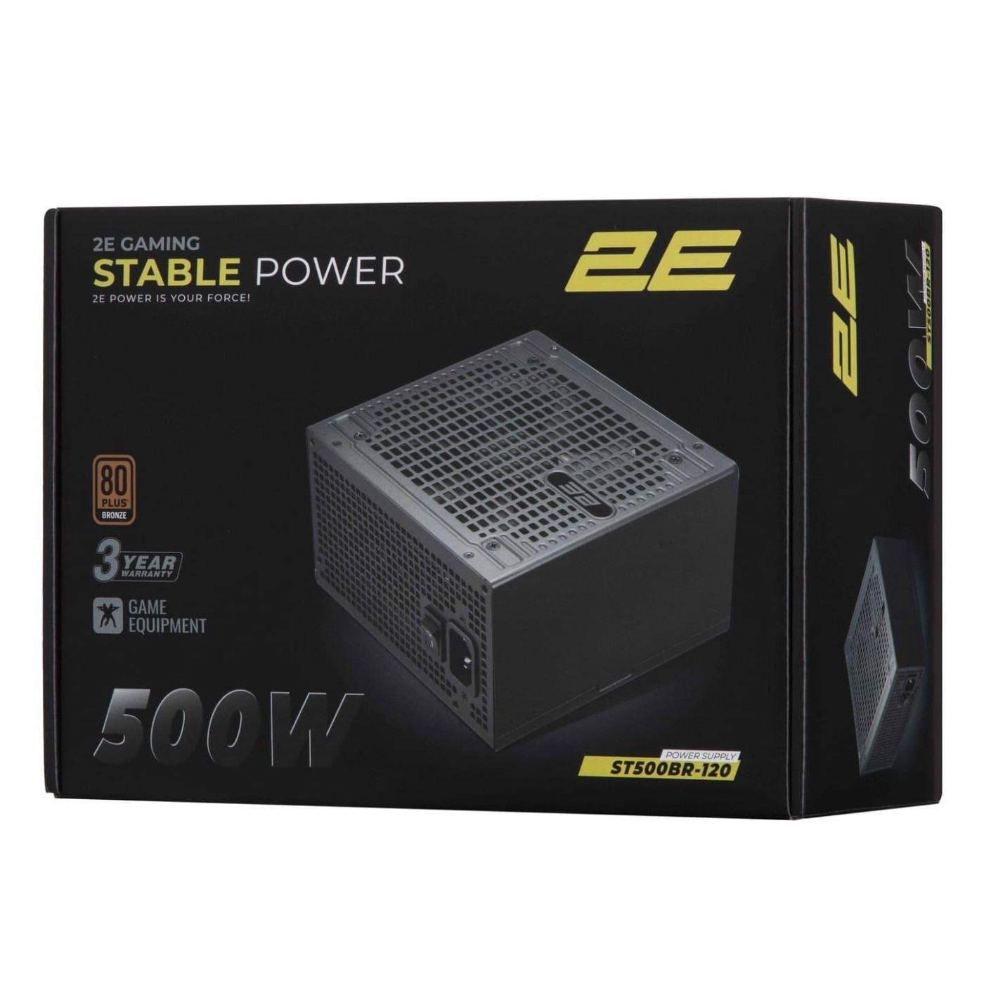 Блок живлення 2E GAMING Stable Power 500W ATX 3.1 80+ Bronze (2E-ST500BR-120)
