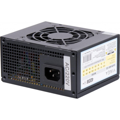 Блок живлення Vinga 400W без кабелю (VmPS-400-120) Black