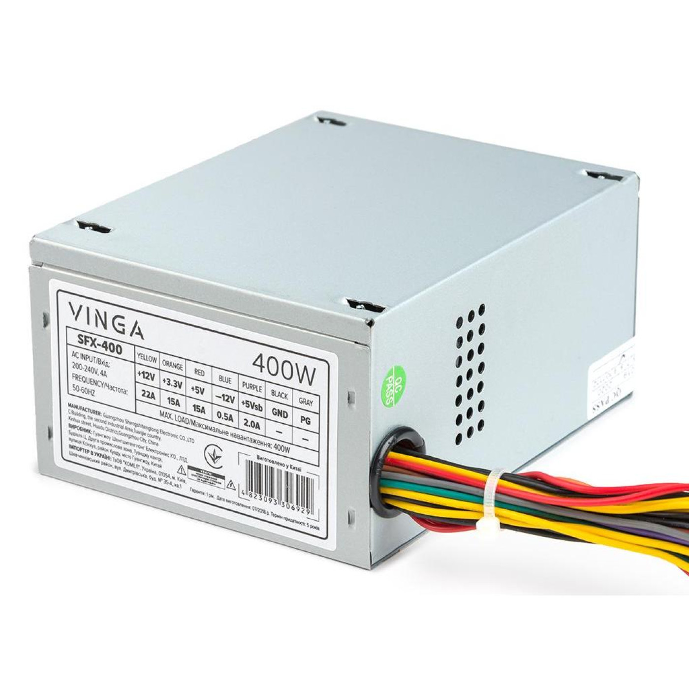 Блок питания Vinga 400W (SFX-400)