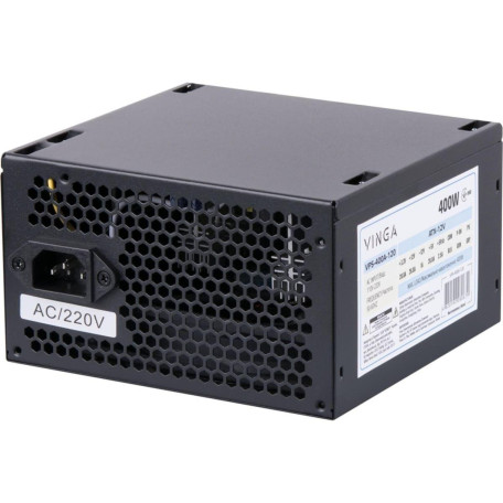 Блок живлення Vinga 400W без кабелю (VPS-400A-120) Black