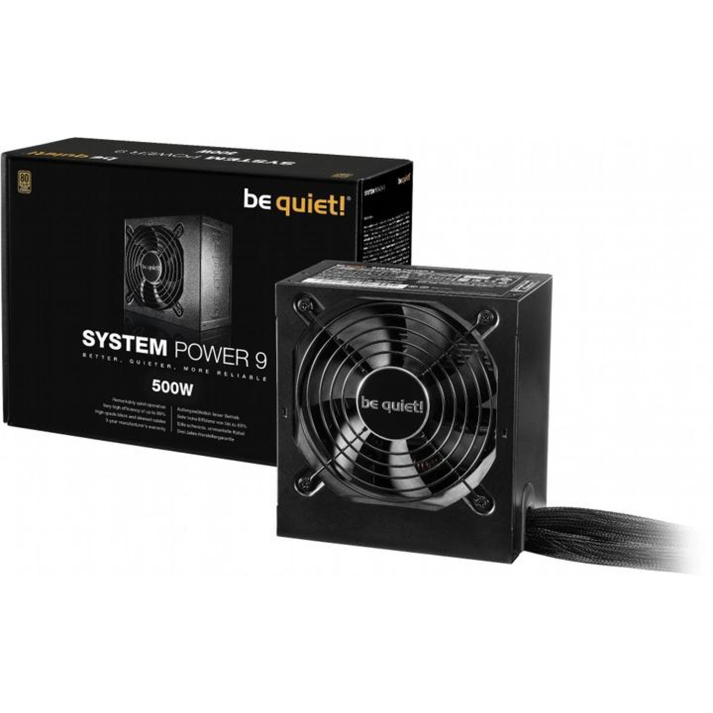 Блок живлення Be quiet! System Power 9 500W (S9-500W) Б/в
