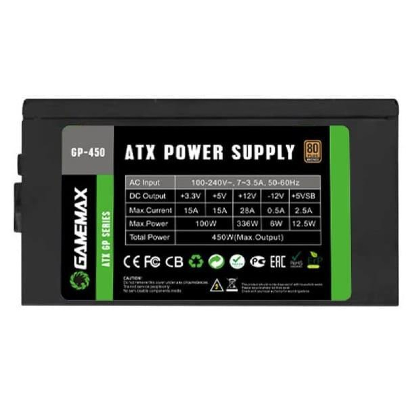Блок питания GameMax GP-450 450W 400 500 (GP-450)