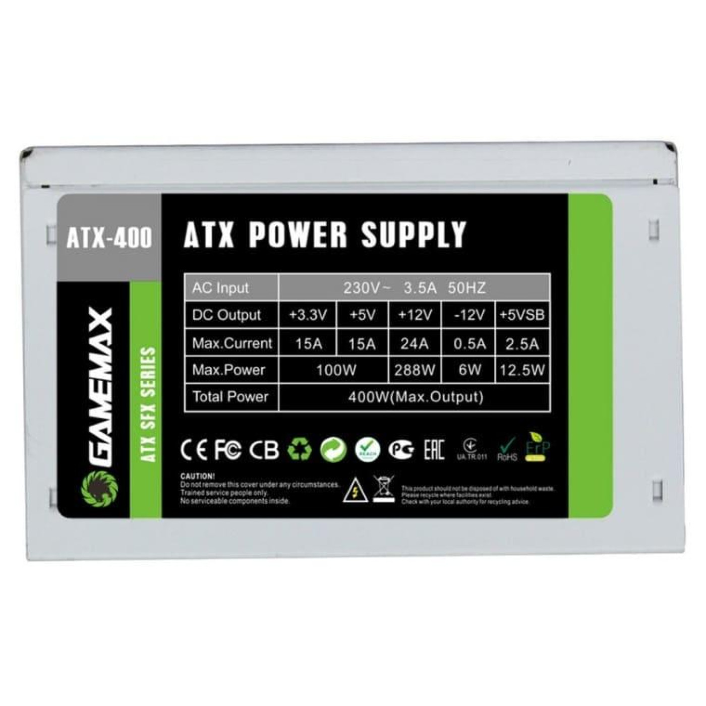 Блок живлення GameMax 400W SFX (ATX-400W SFX)