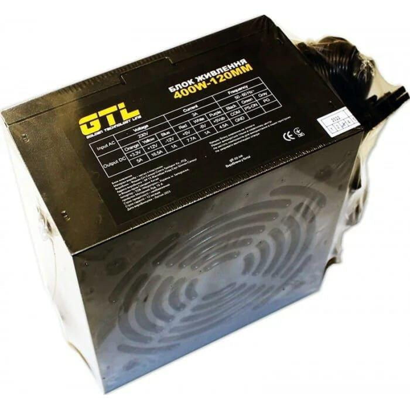 Блок питания GTL 400W (GTL-400-120) Black