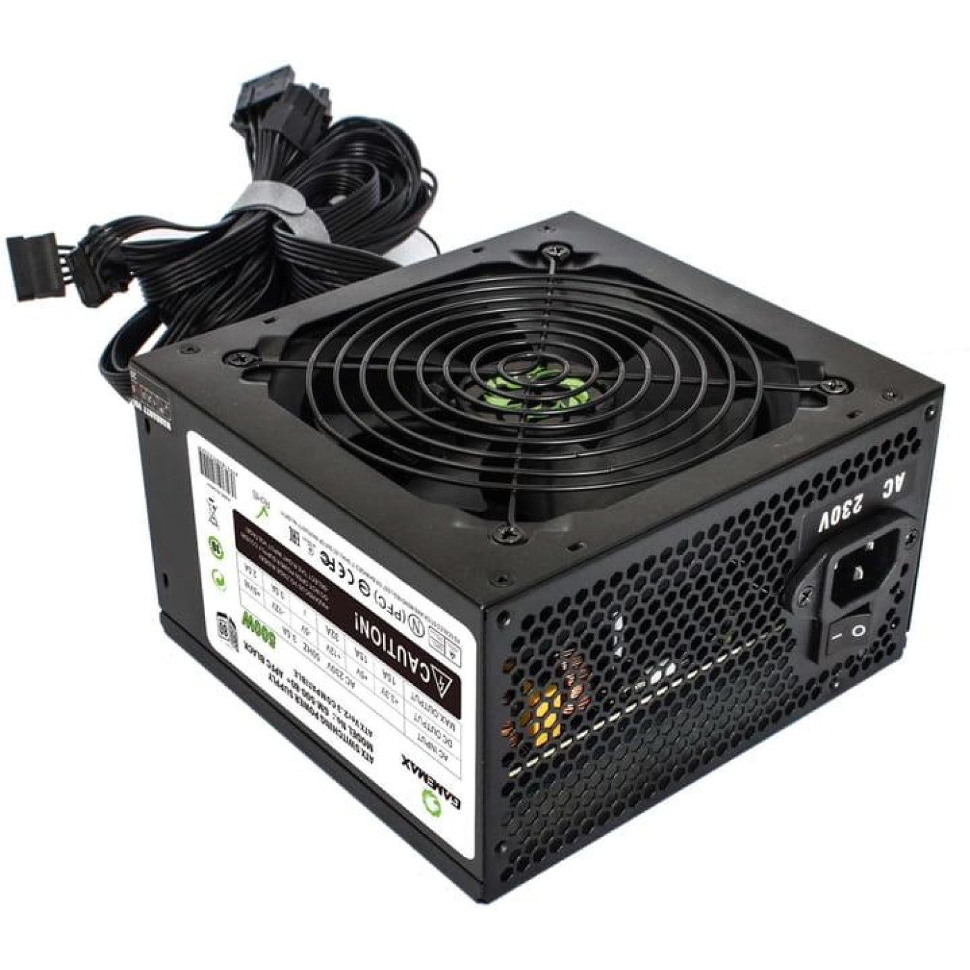 Блок живлення GameMax 500W (GM-500 80+ APFC Black)
