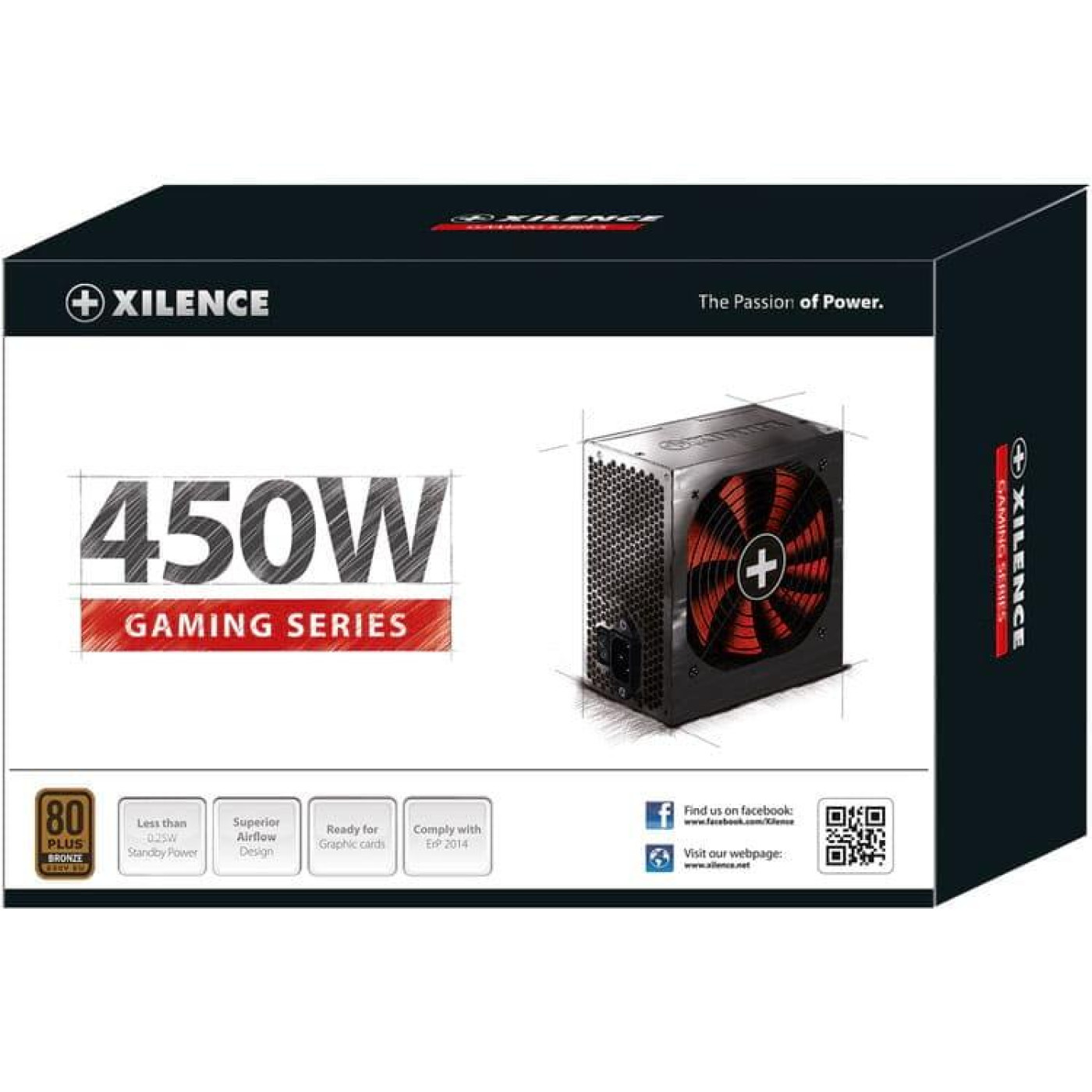 Блок живлення Xilence XN213 Gaming series 450W (XP450R10)