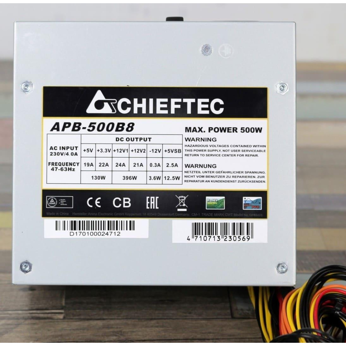 Блок живлення Chieftec I-Arena 500W (APB-500B8) Б/в