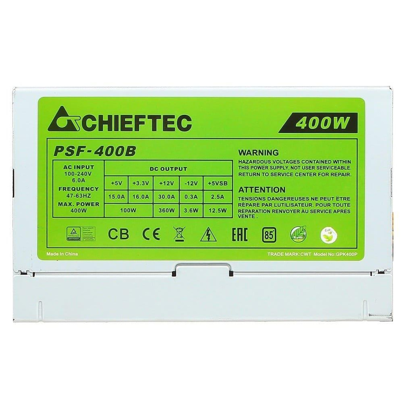 Блок питания Chieftec PSF-400B (PSF-400B)