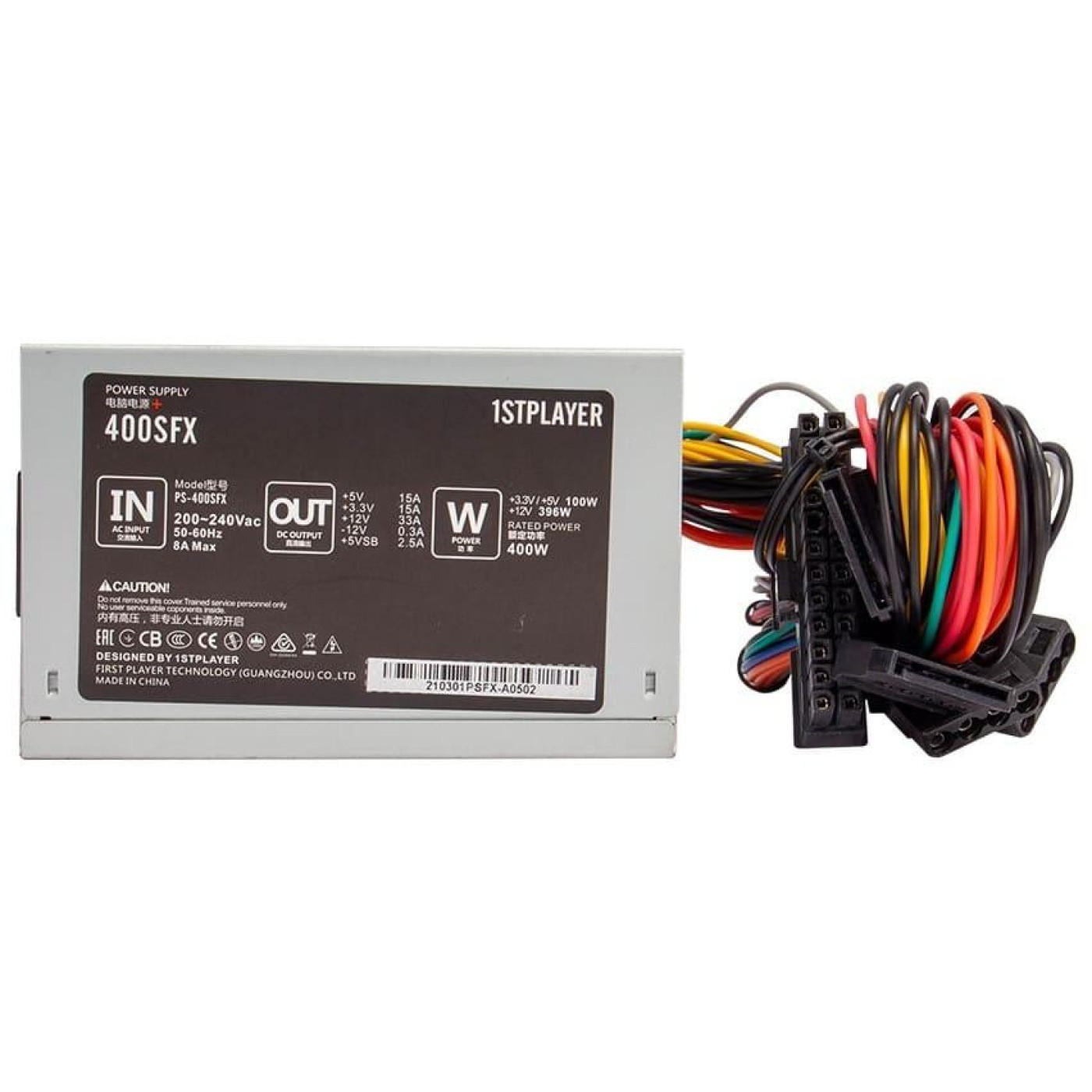 Блок живлення 1stPlayer PS-400SFX APFC 400W bulk (C1-SFX-400-SV-EU)