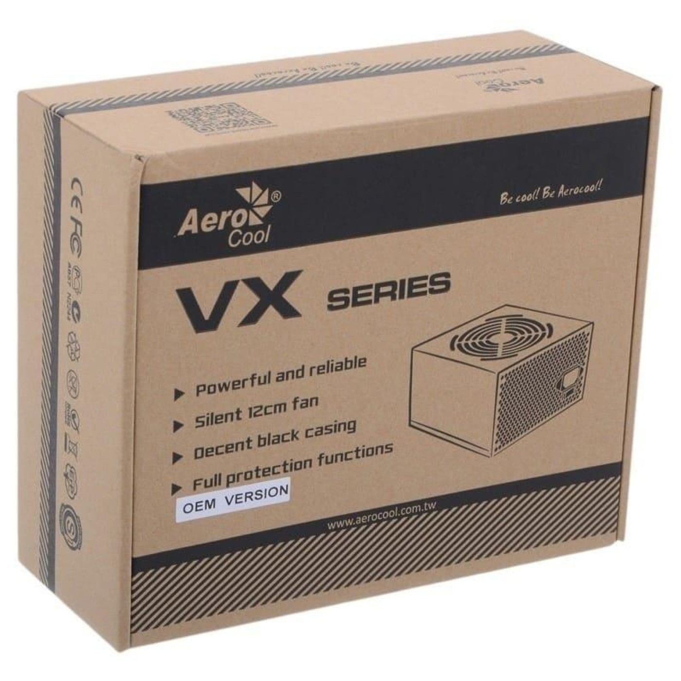 Блок живлення Aerocool 500W (VX-500) Black Б/в