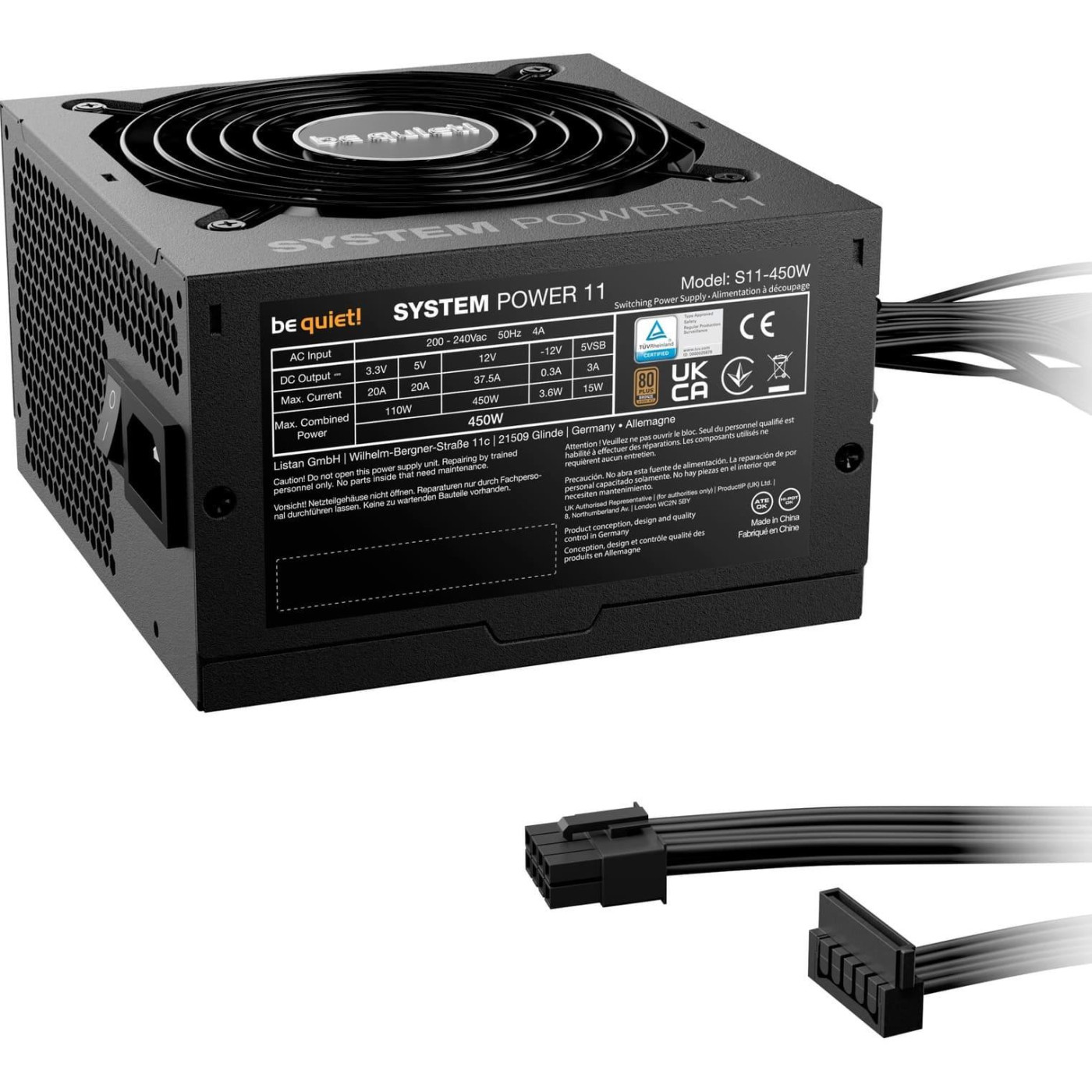 Блок живлення Be quiet! System Power 11 U 450W (BP009EU)