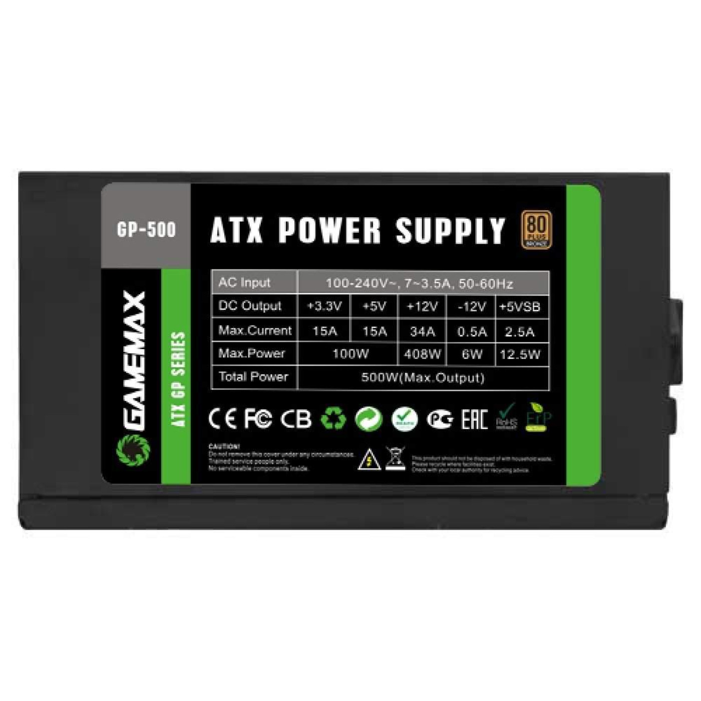 Блок питания GameMax 500W (GP-500)