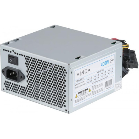 Блок живлення Vinga 400W (PSU-400-12) Black Б/в