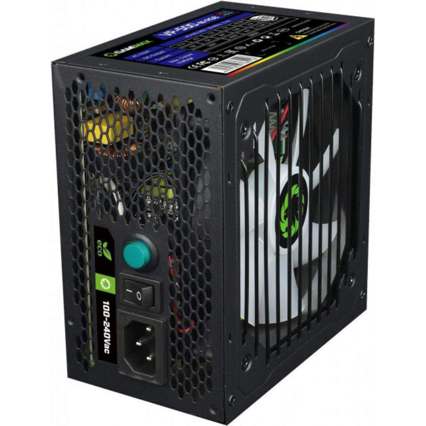 Блок питания GameMax VP-500-M-RGB 500W (VP-500-M-RGB)