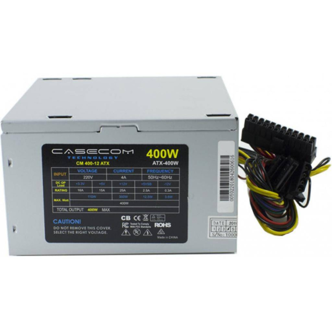 Блок питания CaseCom 12Fan bulk (CM 400-12 ATX)