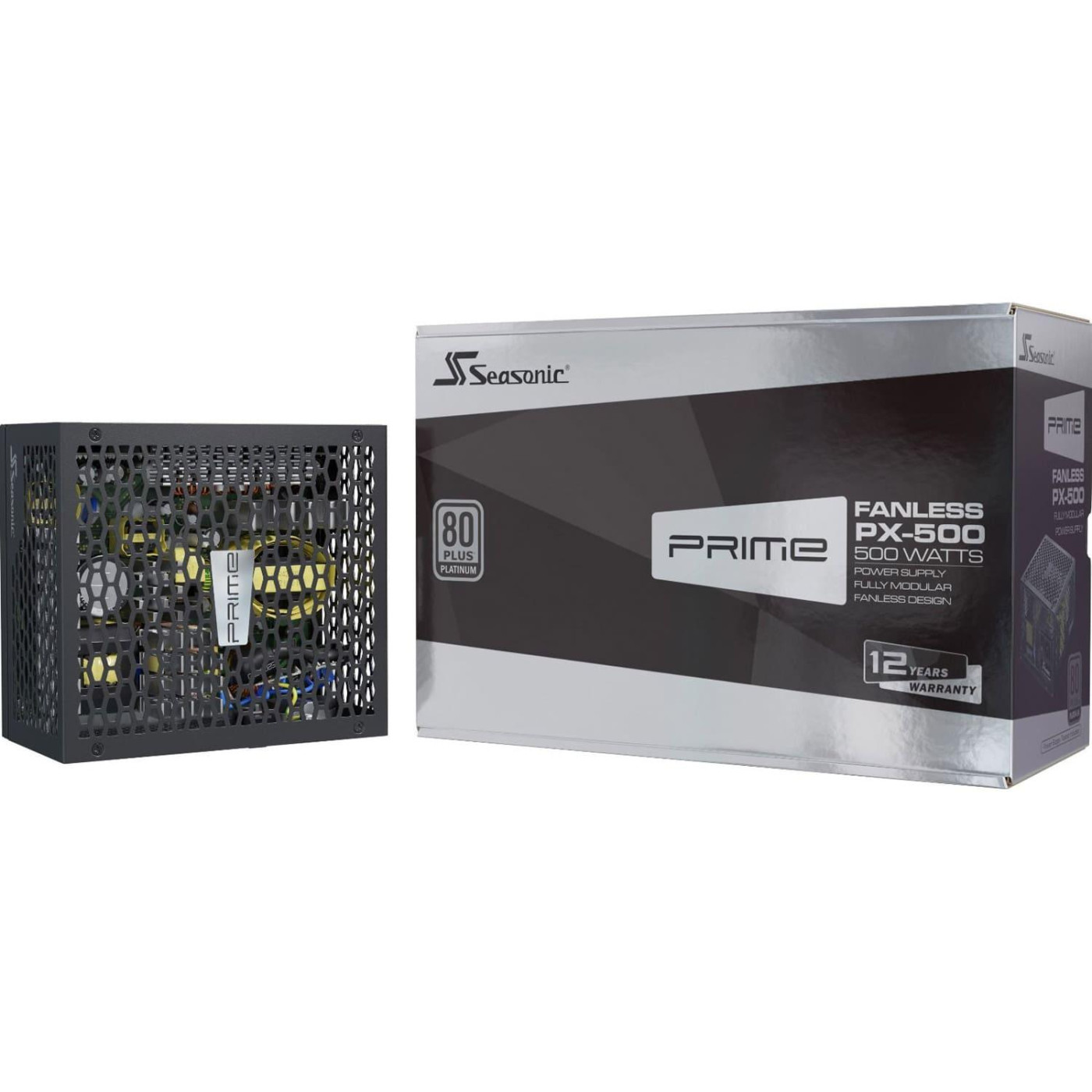 Блок питания Seasonic Prime PX-500W Fanless Platinum (SSR-500PL) (PRIME-PX-500)