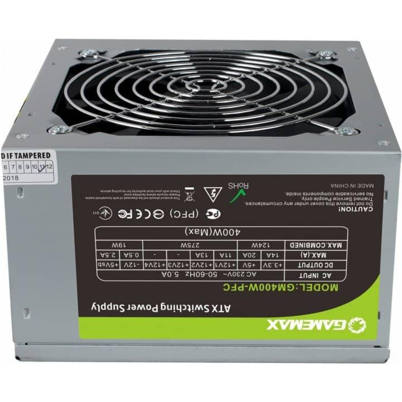 Блок живлення GameMax 400W (GM400W-PFC) Silver Б/в
