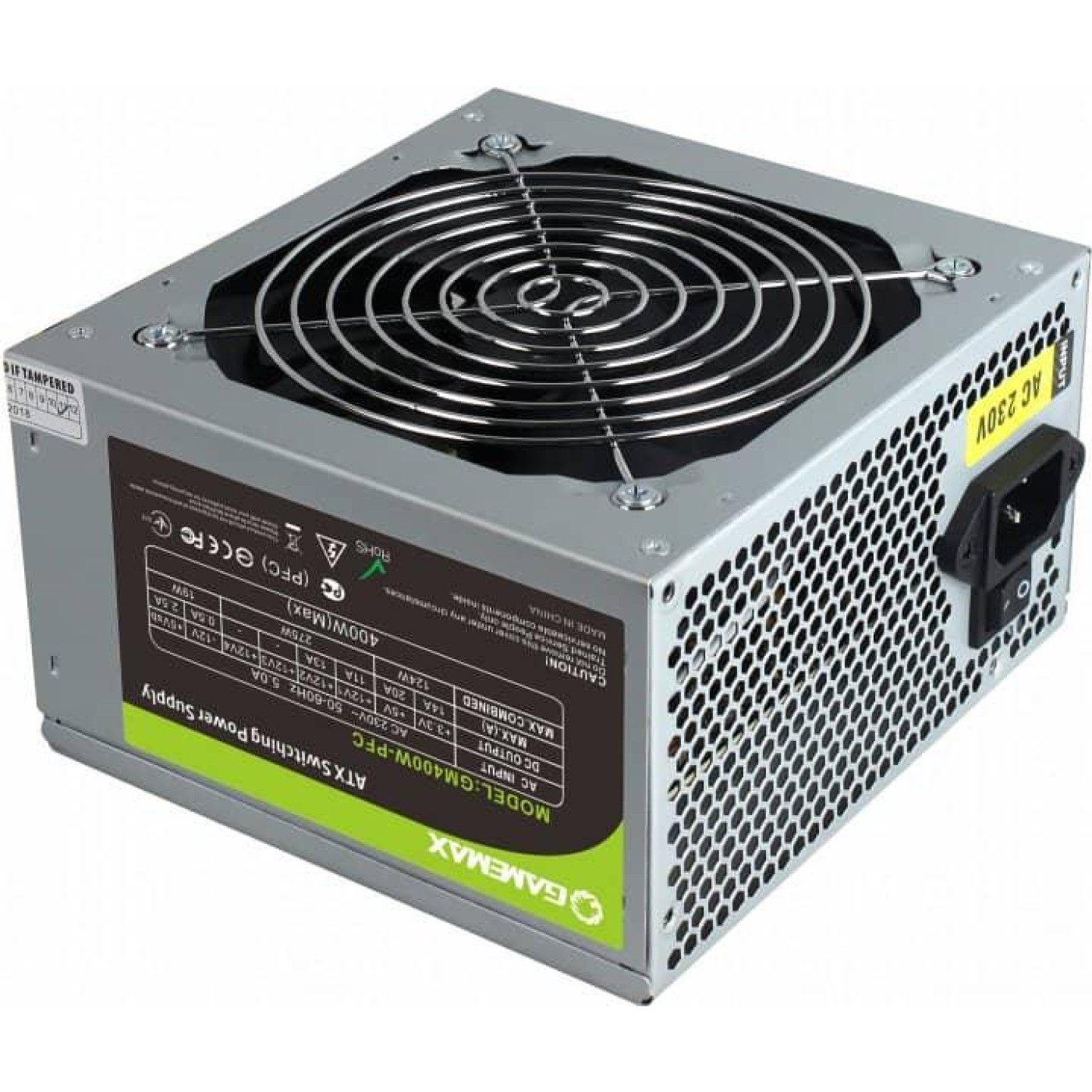 Блок живлення GameMax 400W (GM400W-PFC) Silver Б/в