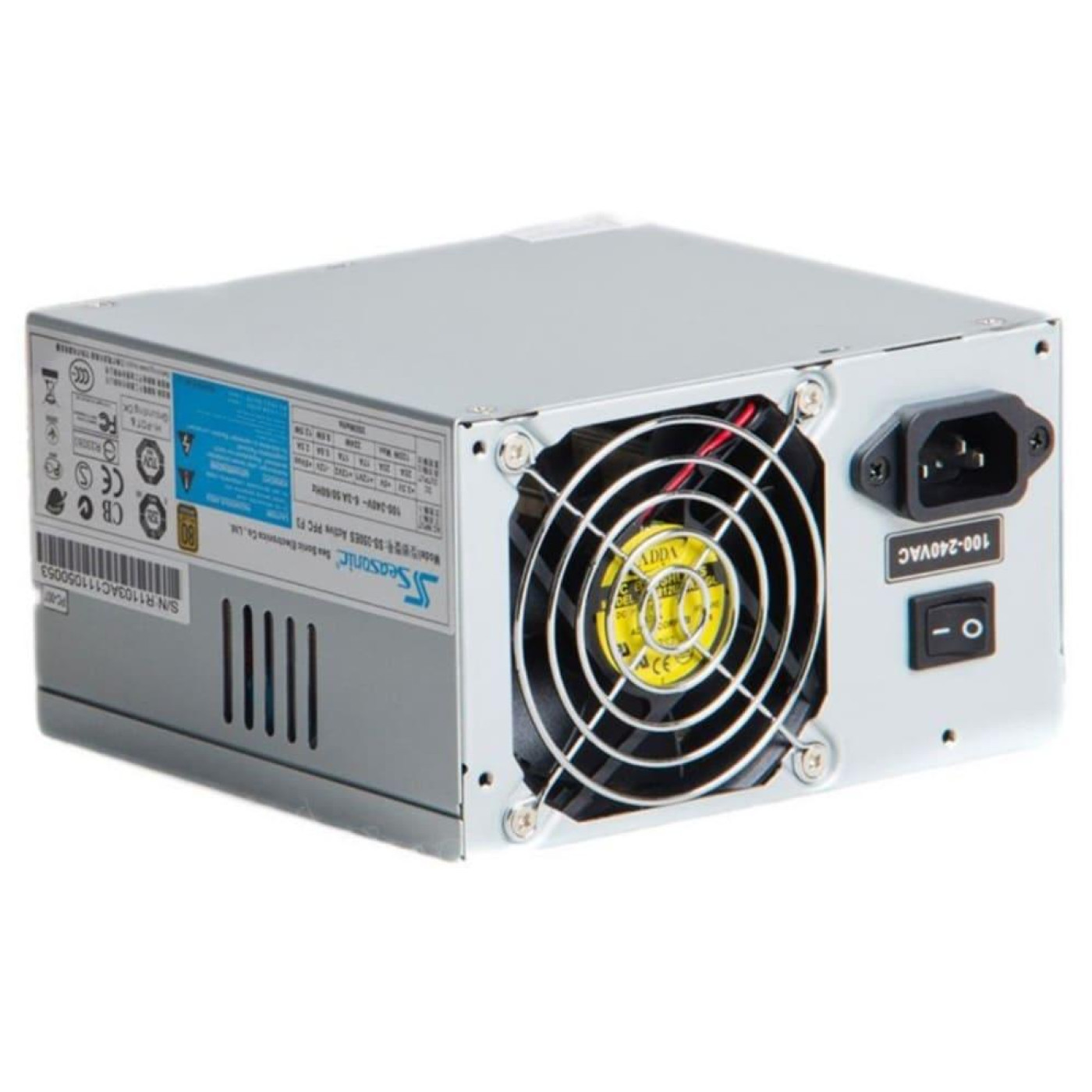 Блок живлення Seasonic SS-350ES-F3 350W, 8 cm ball-bearing fan, A.PFC(99%), MTBF > 100,000 hours, ATX (SS-350ES) Б/в
