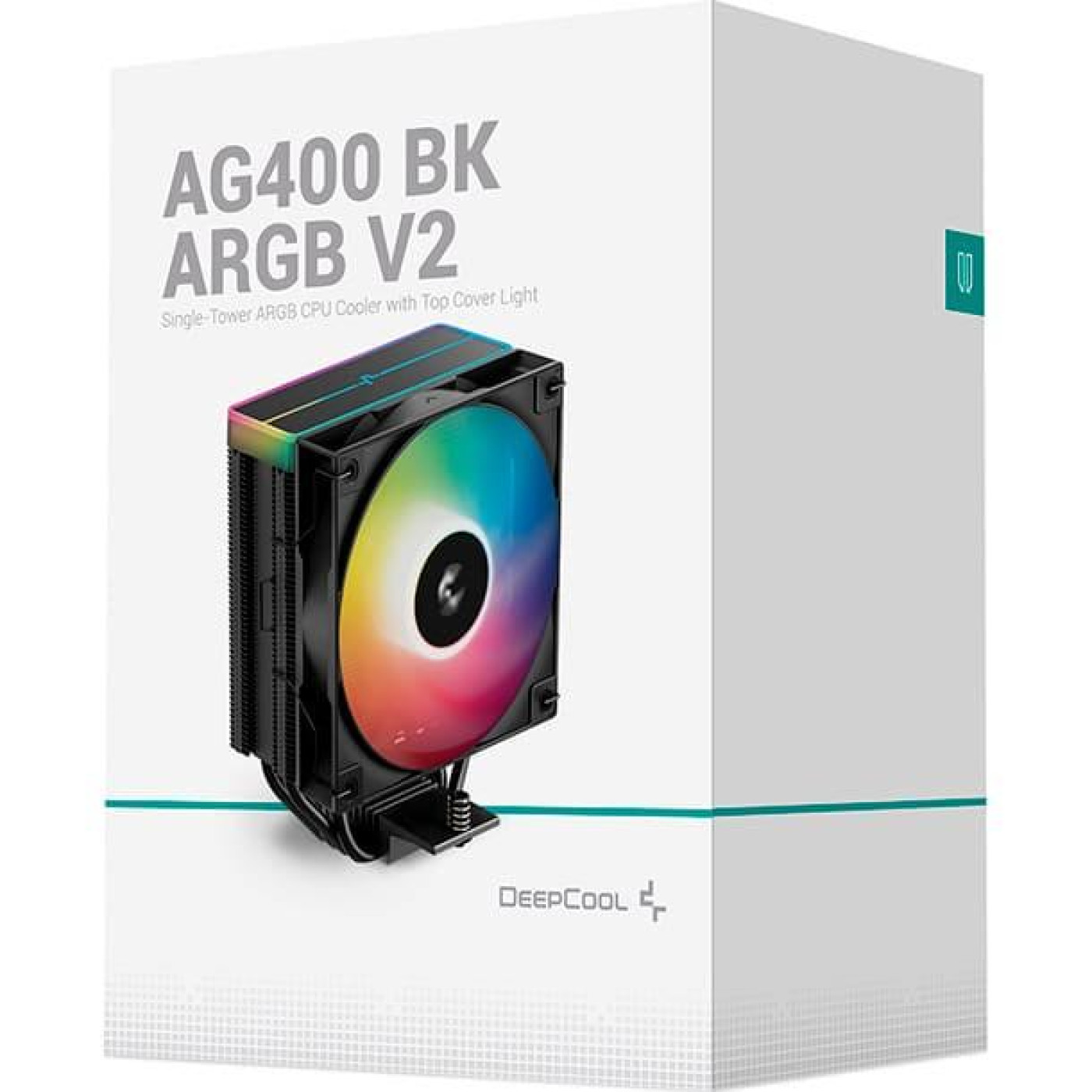 Кулер для процессора Deepcool AG400 ARGB V2 Black (R-AG400-BKAMMN-GJD) Б/у,U1
