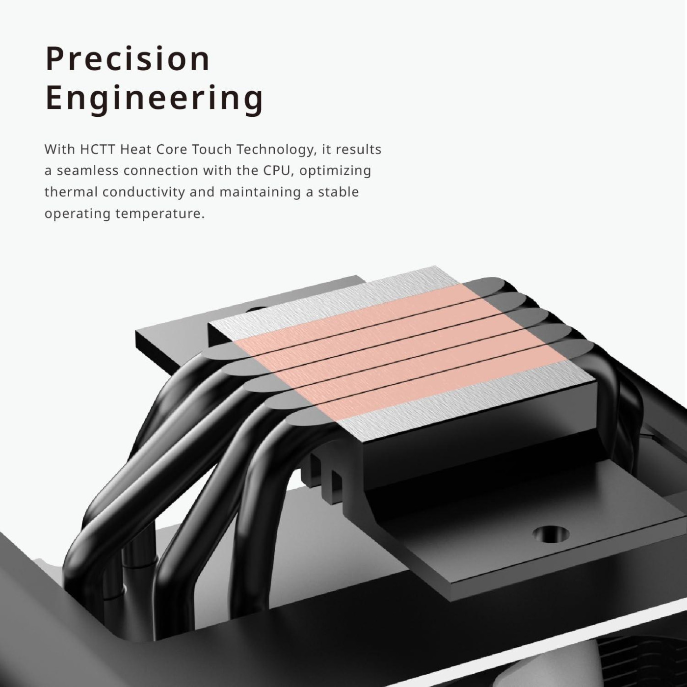 Кулер для процессора APNX AP1 White (APTC-PF30517.21)