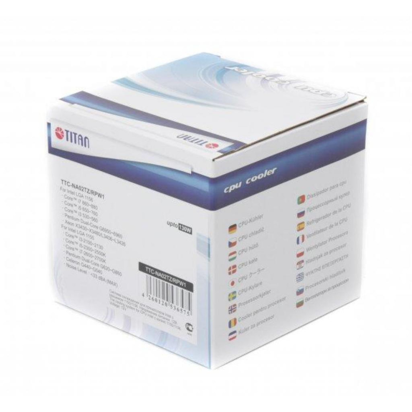 Кулер для процессора Titan TTC-NA02TZ/RPW1 intel (TTC-NA02TZ/RPW1)