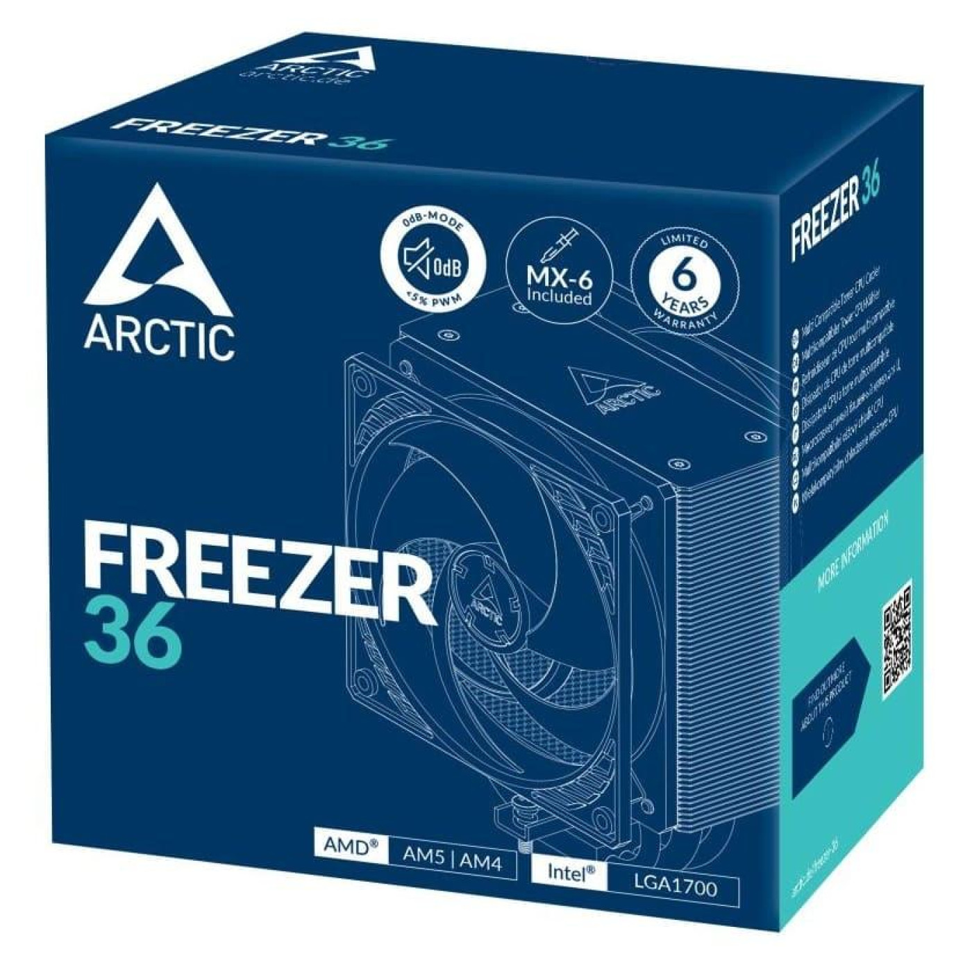 Кулер для процесора Arctic Freezer 36 Black (AOCPU00010A)