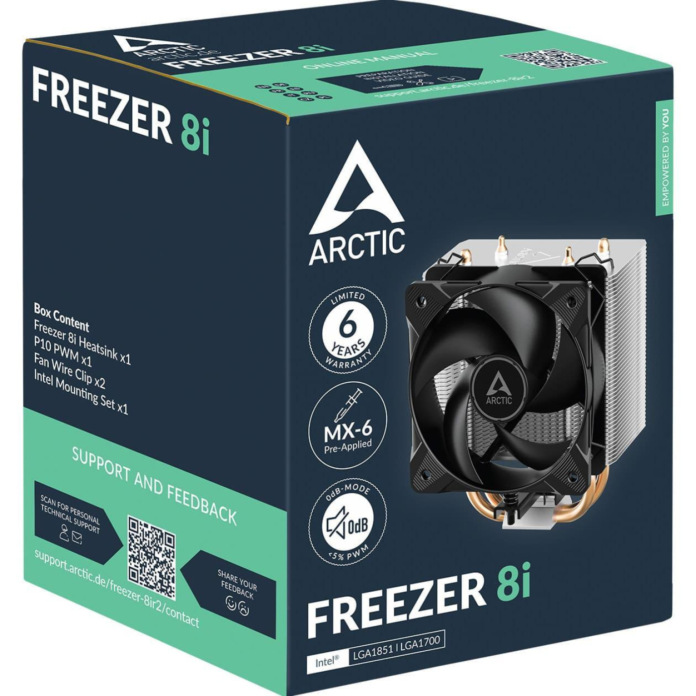 Кулер для процесора Arctic Freezer 8i Black (ACFRE00190A)